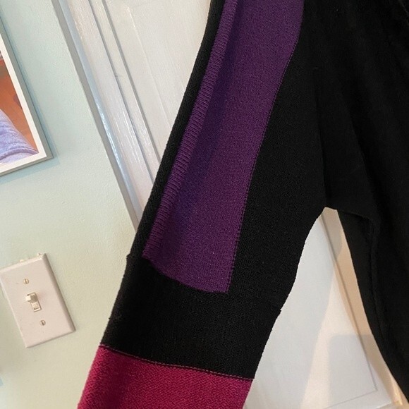 Vintage 80s NWT Steve Fabrikant sweater coat Size Large - Picture 6 of 7